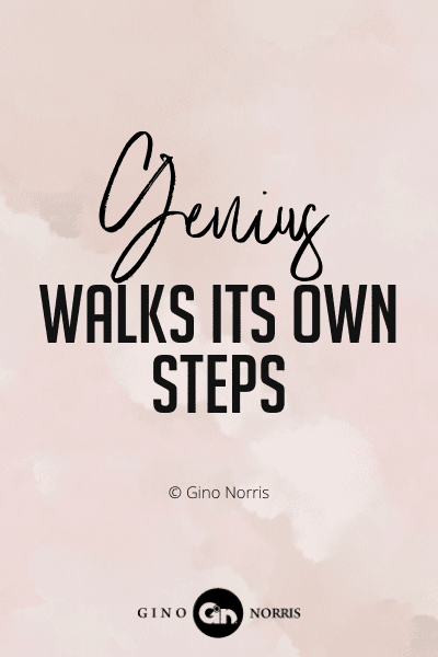 100WQ. Genius walks its own steps