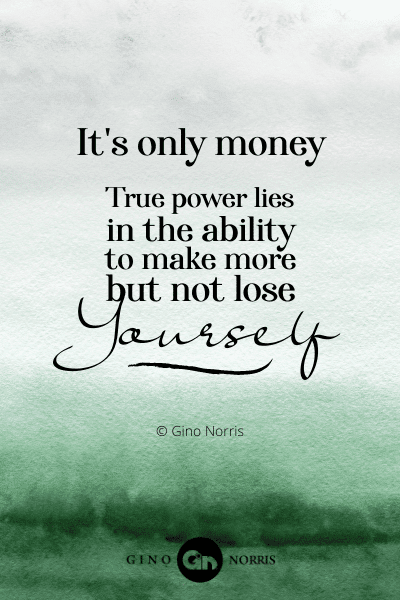 131PTQ. It's only money. True power lies in the ability to make more but not lose yourself
