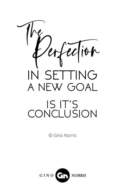211INTJ. The perfection in setting a new goal
