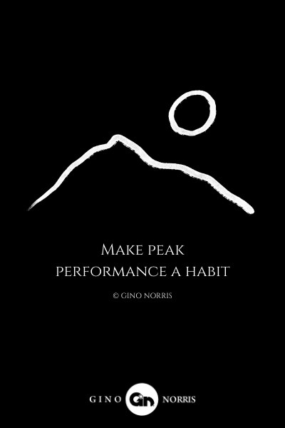 236LQ. Make peak performance a habit