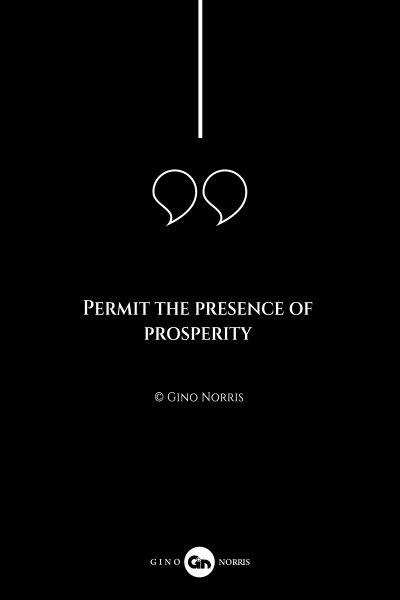 263AQ. Permit the presence of prosperity