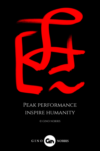 276LQ. Peak performance inspire humanity