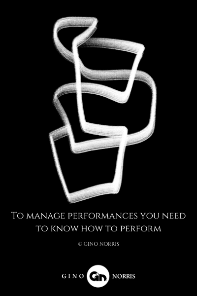 283LQ. To manage performances you need to know how to perform
