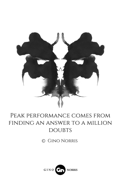 41MQ. Peak performance comes from finding an answer to a million doubts