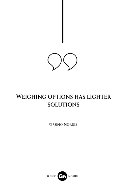 50AQ. Weighing options has lighter solutions