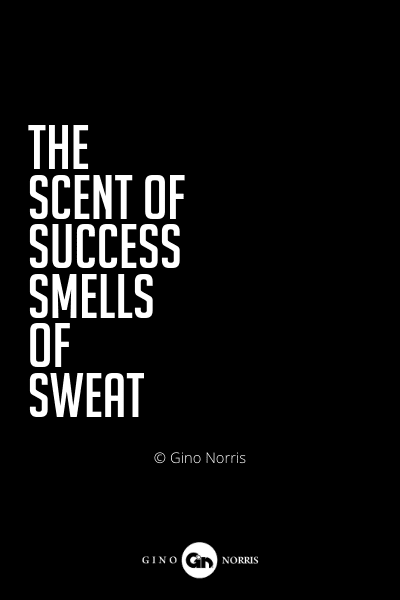 530PQ. The scent of success smells of sweat