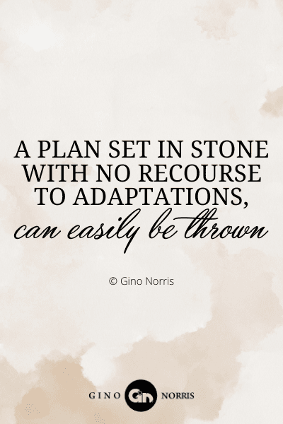 8WQ. A plan set in stone with no recourse to adaptations