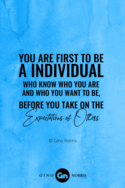 99PTQ. You are first to be a individual who know who you are and who you want to be
